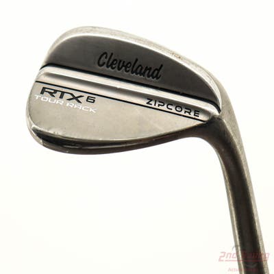 Mint Cleveland RTX 6 ZipCore Tour Rack Raw Wedge Sand SW 56° 12 Deg Bounce Full Dynamic Gold Spinner TI Steel Wedge Flex Right Handed 35.5in
