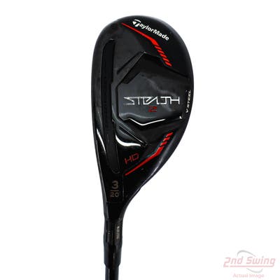 TaylorMade Stealth 2 HD Rescue Hybrid 3 Hybrid 20° Project X HZRDUS Black Gen4 90HY Graphite Stiff Left Handed 40.0in