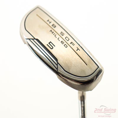 Cleveland HB Soft Milled 5 Putter Slight Arc Steel Right Handed 35.5in