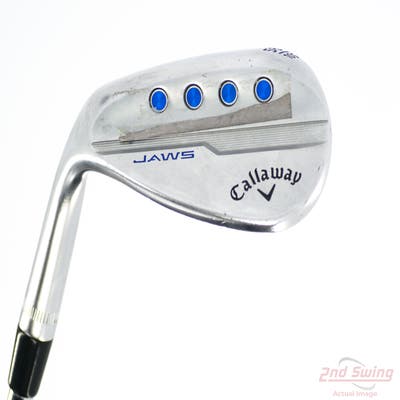 Callaway Jaws MD5 Platinum Chrome Wedge Lob LW 58° 10 Deg Bounce S Grind Dynamic Gold Tour Issue S200 Steel Stiff Left Handed 35.5in