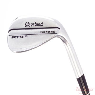 Cleveland RTX 6 ZipCore Tour Satin Wedge Sand SW 56° 10 Deg Bounce Mid Dynamic Gold Spinner TI Steel Wedge Flex Right Handed 35.5in