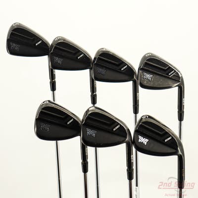 PXG 0211 XCOR2 Xtreme Dark Iron Set 5-PW GW True Temper Elevate Tour Steel X-Stiff Right Handed -1/2"