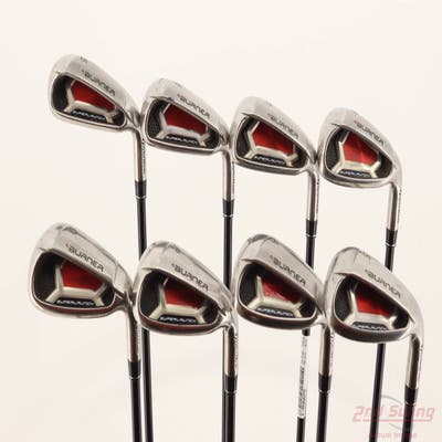TaylorMade Burner Superlaunch Iron Set 5-PW AW SW TM Reax Superfast 60 Graphite Regular Right Handed STD