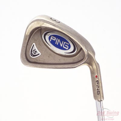 Ping i5 Single Iron 3 Iron Stock Steel Shaft Steel Stiff Right Handed Red dot 39.0in