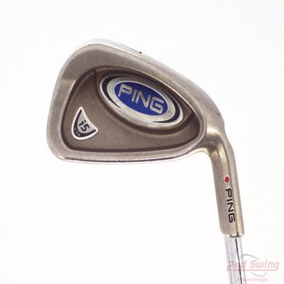 Ping i5 Single Iron 7 Iron Stock Steel Shaft Steel Stiff Right Handed Red dot 37.0in