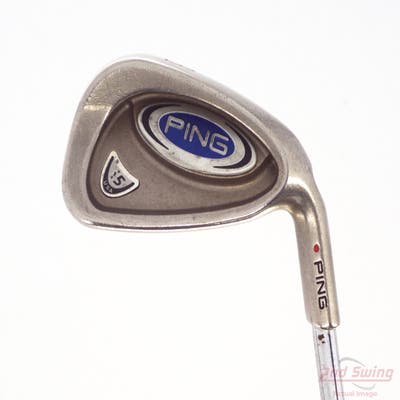 Ping i5 Single Iron 8 Iron Stock Steel Shaft Steel Stiff Right Handed Red dot 36.5in