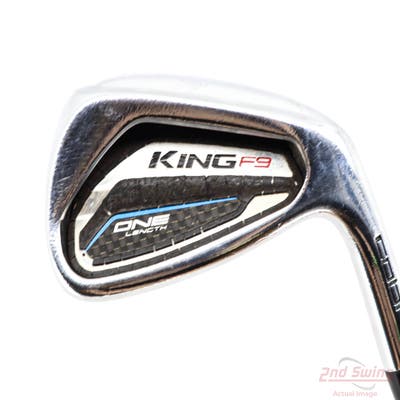 Cobra KING F9 Speedback One Length Single Iron 9 Iron Fujikura ATMOS 6 One Length Graphite Regular Right Handed 37.25in