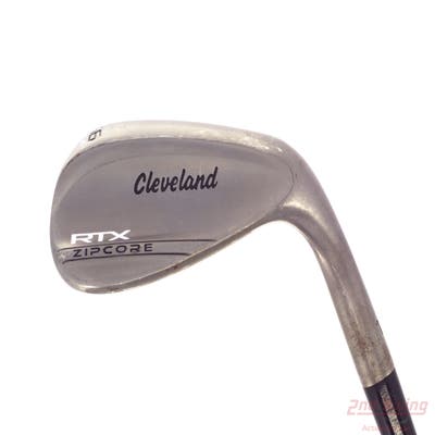 Mint Cleveland RTX ZipCore Raw Wedge Sand SW 56° 6 Deg Bounce Low Dynamic Gold Spinner TI Steel Wedge Flex Right Handed 35.5in