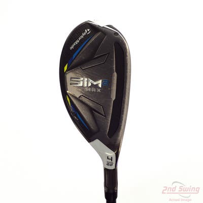 TaylorMade SIM2 MAX Rescue Hybrid 4 Hybrid 22° Mitsubishi Tensei AV Blue Raw 80 Graphite Stiff Right Handed 40.0in