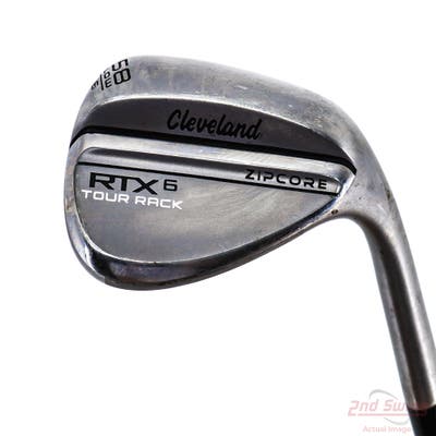 Cleveland RTX 6 ZipCore Tour Rack Raw Wedge Lob LW 58° 6 Deg Bounce Low Dynamic Gold Spinner TI Steel Wedge Flex Right Handed 35.0in