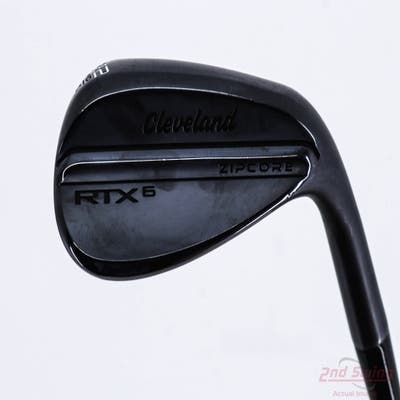 Cleveland RTX 6 ZipCore Black Satin Wedge Gap GW 52° 10 Deg Bounce Mid Dynamic Gold Spinner TI Steel Wedge Flex Right Handed 35.75in