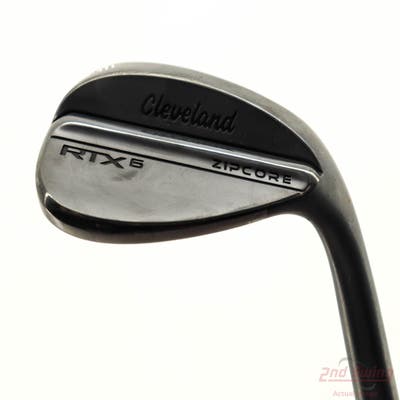 Cleveland RTX 6 ZipCore Black Satin Wedge Lob LW 58° 10 Deg Bounce Mid Dynamic Gold Spinner TI Steel Wedge Flex Right Handed 35.25in