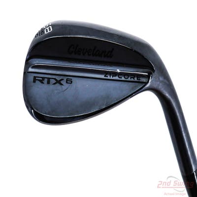 Cleveland RTX 6 ZipCore Black Satin Wedge Lob LW 58° 10 Deg Bounce Mid Dynamic Gold Spinner TI Steel Wedge Flex Right Handed 35.0in