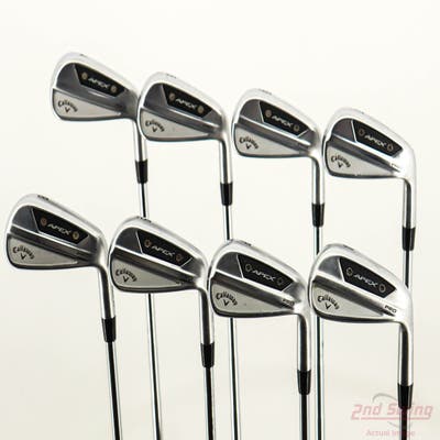 Callaway Apex Pro 24 Iron Set 4-PW AW Dynamic Gold Mid 115 Steel X-Stiff Right Handed +1/4"