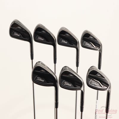 Titleist 718 AP2 Black Iron Set 4-PW Nippon NS Pro 970 Steel Stiff Right Handed +1/4"
