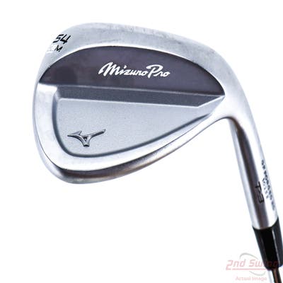 Mizuno Pro T-3 Soft White Satin Wedge Sand SW 54° 8 Deg Bounce M Grind FST KBS Hi-Rev 2.0 115 Steel Wedge Flex Right Handed 35.25in