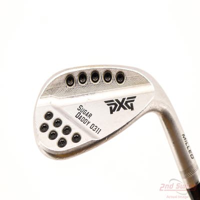 PXG 0311 Sugar Daddy Milled Chrome Wedge Sand SW 54° 10 Deg Bounce FST KBS TGI 70 Graphite Stiff Right Handed 34.75in