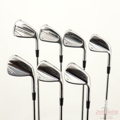 Cobra 2023 KING Forged CB/MB Iron Set 4-PW FST KBS Tour $-Taper Steel Stiff Right Handed +3/4"
