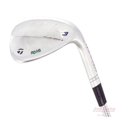 TaylorMade Milled Grind 3 Raw Chrome Wedge Sand SW 56° 12 Deg Bounce SB Dynamic Gold Tour Issue S200 Steel Stiff Right Handed 35.25in