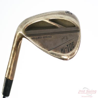 TaylorMade Milled Grind HI-TOE Wedge Sand SW 56° 10 Deg Bounce Dynamic Gold Tour Issue S400 Steel Stiff Left Handed 35.0in