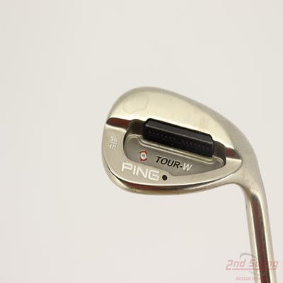 Ping Tour-W Black Chrome Wedge Sand SW 56° 10 Deg Bounce W Grind Stock Steel Shaft Steel Wedge Flex Right Handed Black Dot 35.5in