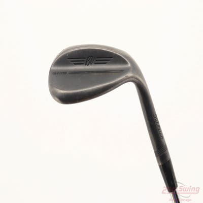 Titleist Vokey SM9 Jet Black Wedge Lob LW 60° 8 Deg Bounce M Grind Titleist Vokey BV Steel Wedge Flex Right Handed 35.0in