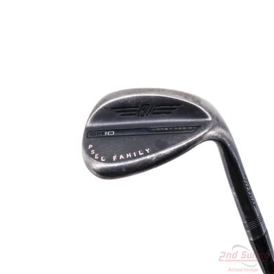 Titleist Vokey SM10 Jet Black Wedge Lob LW 60° 10 Deg Bounce S Grind Dynamic Gold TI Onyx S400 Steel Stiff Right Handed 35.0in