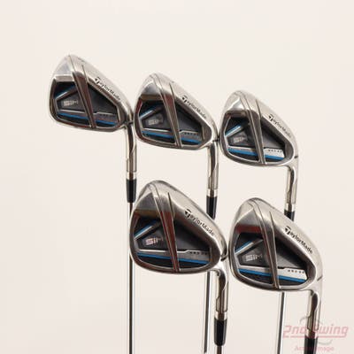TaylorMade SIM MAX OS Iron Set 6-PW FST KBS Tour 90 Steel Stiff Right Handed +1 1/2"