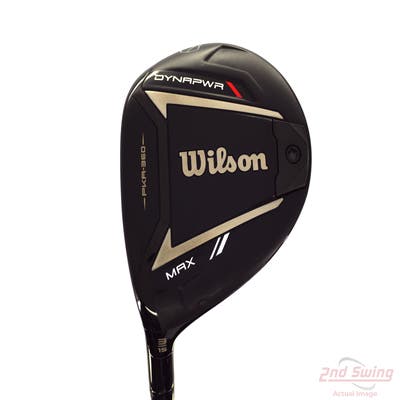 Mint Wilson Staff 2025 DYNAPWR Max Fairway Wood 3 Wood 3W 15° UST Mamiya LIN-Q M40X Red 6 Graphite Stiff Left Handed 43.5in