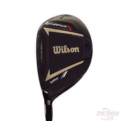 Mint Wilson Staff 2025 DYNAPWR Max Fairway Wood 5 Wood 5W 18° UST Mamiya LIN-Q M40X Red 6 Graphite Stiff Left Handed 42.5in