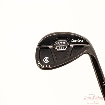 Cleveland 588 RTX 2.0 CB Black Satin Wedge Sand SW 56° 14 Deg Bounce Stock Graphite Shaft Graphite Stiff Right Handed 36.0in