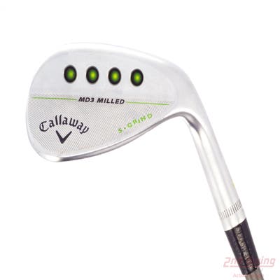 Callaway MD3 Milled Chrome S-Grind Wedge Sand SW 54° 10 Deg Bounce S Grind Aerotech SteelFiber i95 Graphite Regular Right Handed 35.25in