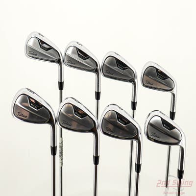 Mint Titleist 2021 T200 Iron Set 4-PW GW True Temper AMT Black R300 Steel Regular Right Handed STD