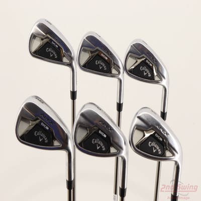 Callaway Apex DCB 21 Iron Set 6-PW AW Cool Clubs Custom Graphite Stiff Right Handed +1/2"