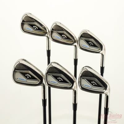 Callaway Paradym Ai Smoke HL Iron Set 6-PW AW FST KBS TGI 90 Graphite Stiff Right Handed -3/4"