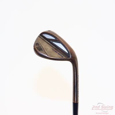 TaylorMade Milled Grind HI-TOE 3 Copper Wedge Lob LW 60° 10 Deg Bounce FST KBS Hi-Rev 2.0 115 Steel Wedge Flex Right Handed 35.25in