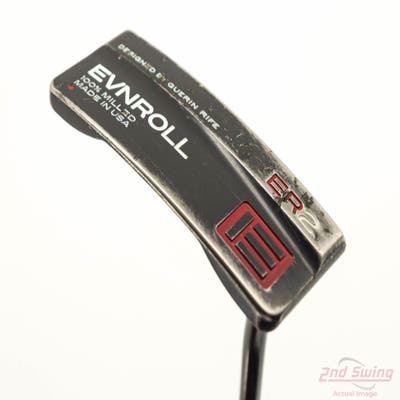 Evnroll ER2 Mid Blade Black Putter Slight Arc Steel Right Handed 35.0in