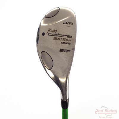 Cobra 2008 Baffler DWS Hybrid 3 Hybrid 23° Graphite Design Aura Green Graphite Ladies Right Handed 39.5in