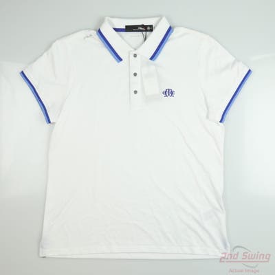 New W/ Logo Womens Ralph Lauren RLX Polo Large L White MSRP $75