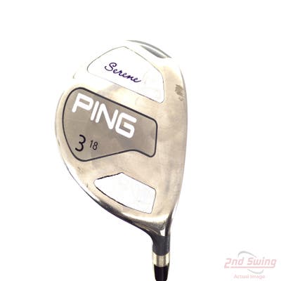 Ping Serene Fairway Wood 3 Wood 3W 18° Ping ULT 210 Ladies Lite Graphite Ladies Right Handed 42.5in