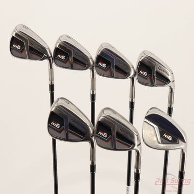 TaylorMade M6 Iron Set 5-PW AW Fujikura ATMOS 5 Orange Graphite Regular Right Handed STD