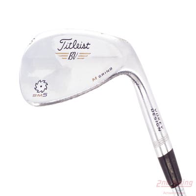 Titleist Vokey SM5 Tour Chrome Wedge Sand SW 56° 10 Deg Bounce M Grind Titleist SM5 BV Steel Wedge Flex Right Handed 35.5in