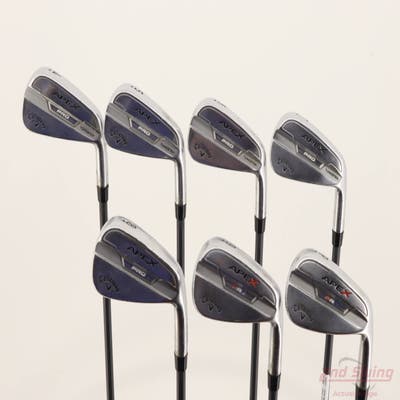 Callaway Apex Pro 21 Iron Set 4-PW Fujikura PRO 75i Graphite Regular Right Handed +1/2"