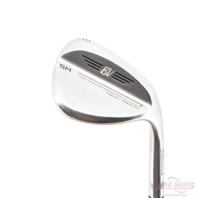 Titleist Vokey SM9 Tour Chrome Wedge Lob LW 58° 10 Deg Bounce S Grind Stock Steel Shaft Steel Wedge Flex Right Handed 35.75in