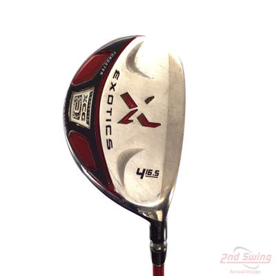 Tour Edge Exotics XCG3 Fairway Wood 4 Wood 4W 16.5° Fujikura Motore Exotics Graphite Senior Right Handed 42.75in