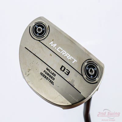 Mint Mizuno OMOI Type III Chrome Putter Steel Right Handed 34.5in