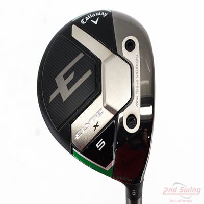 Callaway Elyte X Fairway Wood 5 Wood 5W 18° Mitsubishi Vanquish PL 40 Graphite Senior Right Handed 42.75in