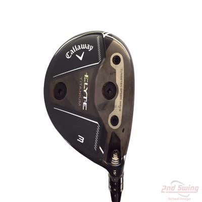 Callaway Elyte Ti Fairway Wood 3 Wood 3W 15° Mitsubishi Tensei AV-XLINK White 75 Graphite Stiff Right Handed 43.5in