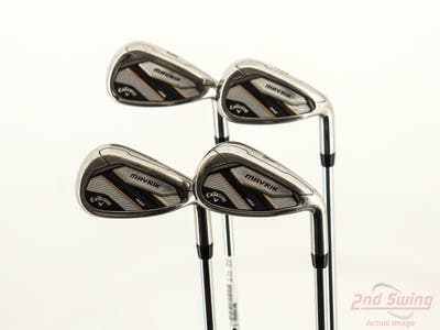 Callaway Mavrik Max Iron Set 8-PW AW FST KBS Max 80 Steel Regular Right Handed -1/4"