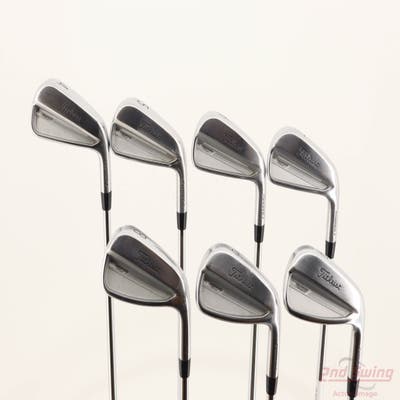 Titleist 2023 T150 Iron Set 4-PW Project X 6.0 Steel Stiff Right Handed +1/4"
